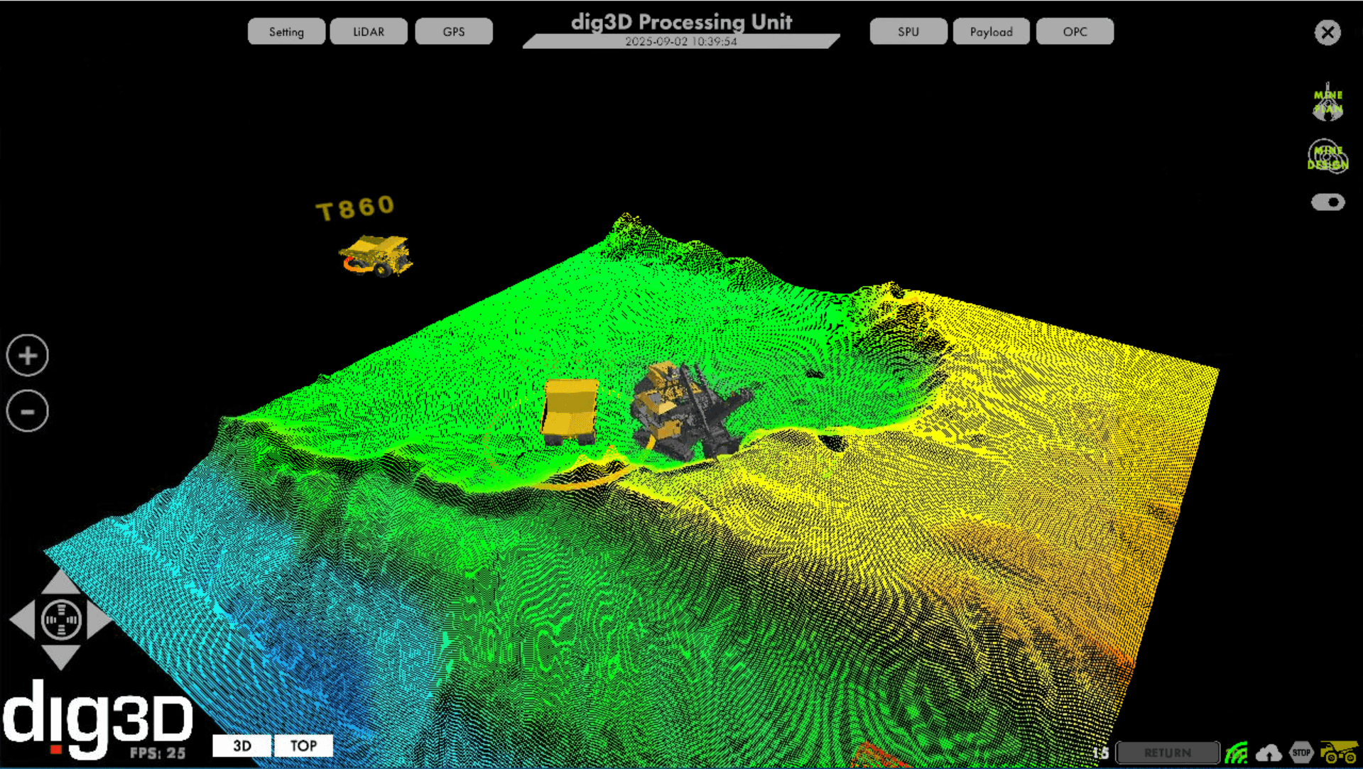 LiDAR terrain intelligence operations view